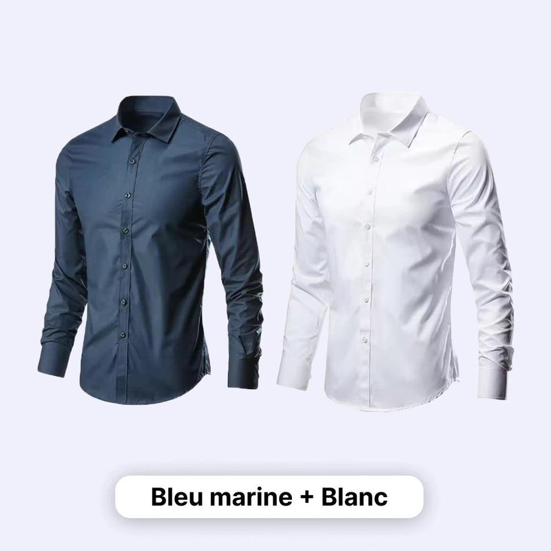 Chemise pour homme avec technologie flexible – Comfort Tech [1 acheté = 1 offert]