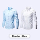 Chemise pour homme avec technologie flexible – Comfort Tech [1 acheté = 1 offert]
