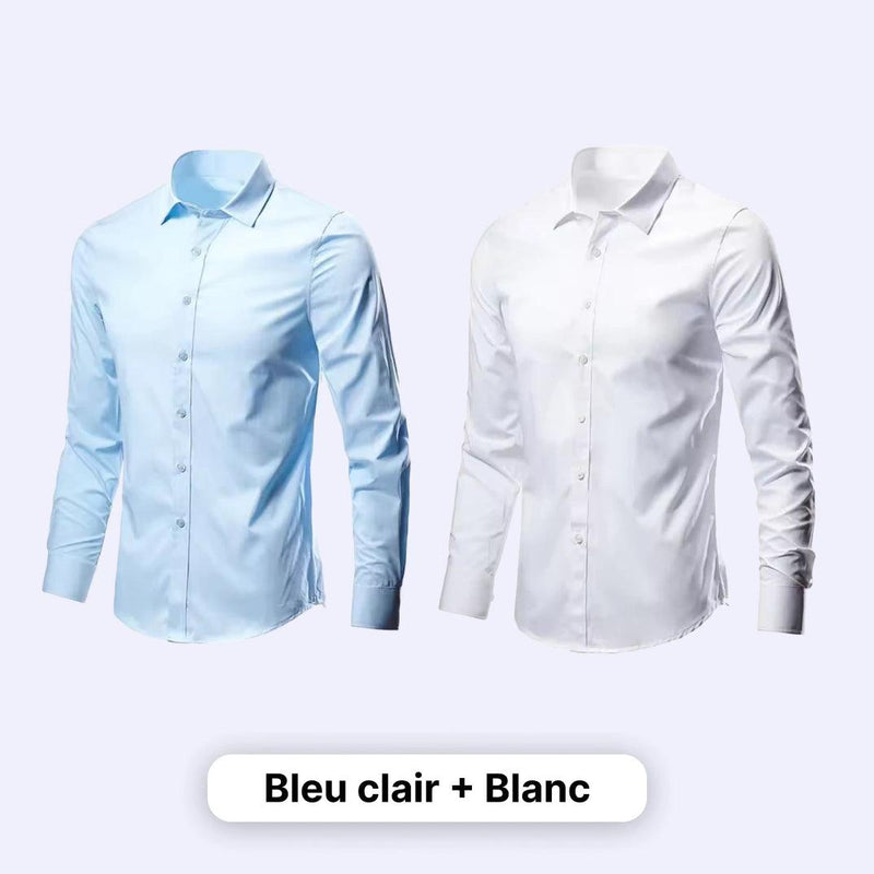Chemise pour homme avec technologie flexible – Comfort Tech [1 acheté = 1 offert]