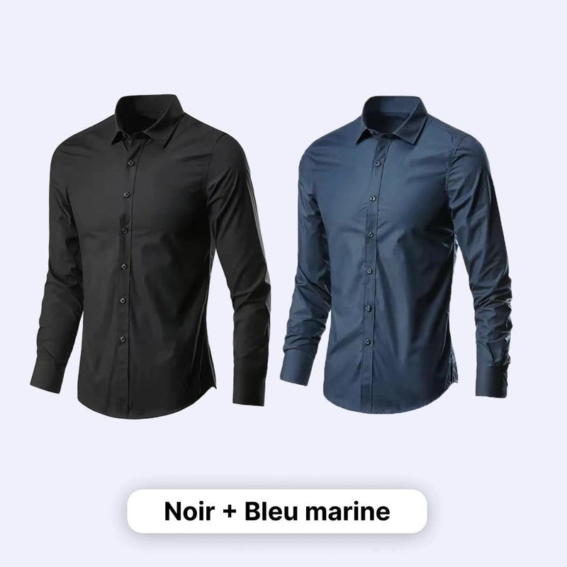 Chemise pour homme avec technologie flexible – Comfort Tech [1 acheté = 1 offert]