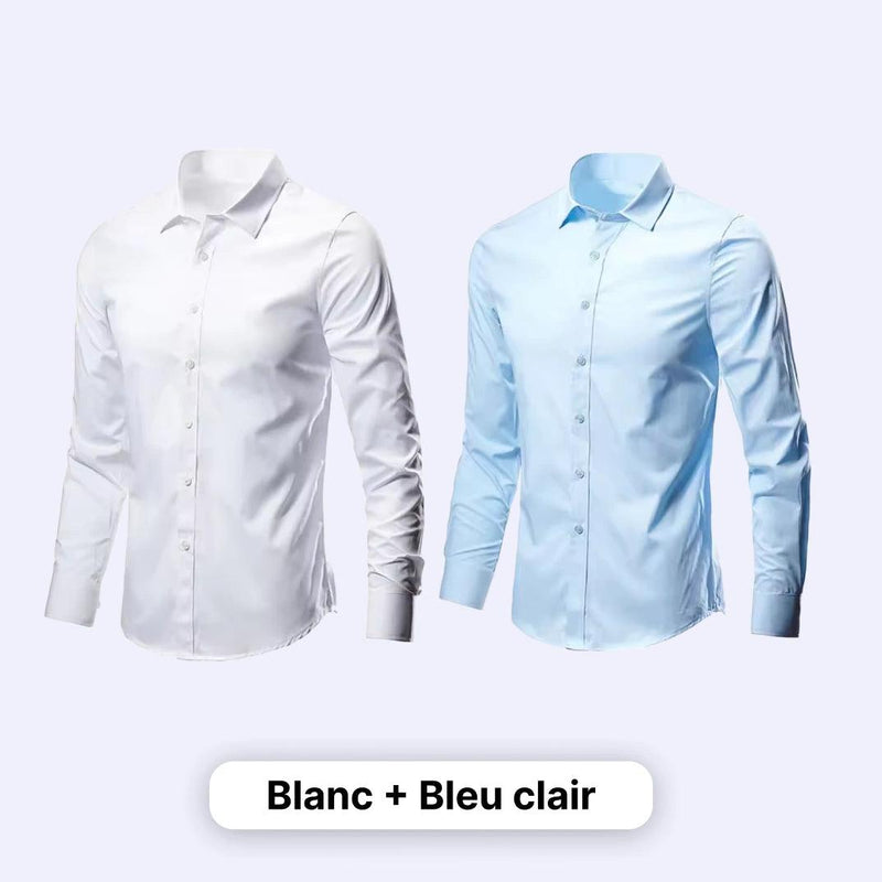 Chemise pour homme avec technologie flexible – Comfort Tech [1 acheté = 1 offert]