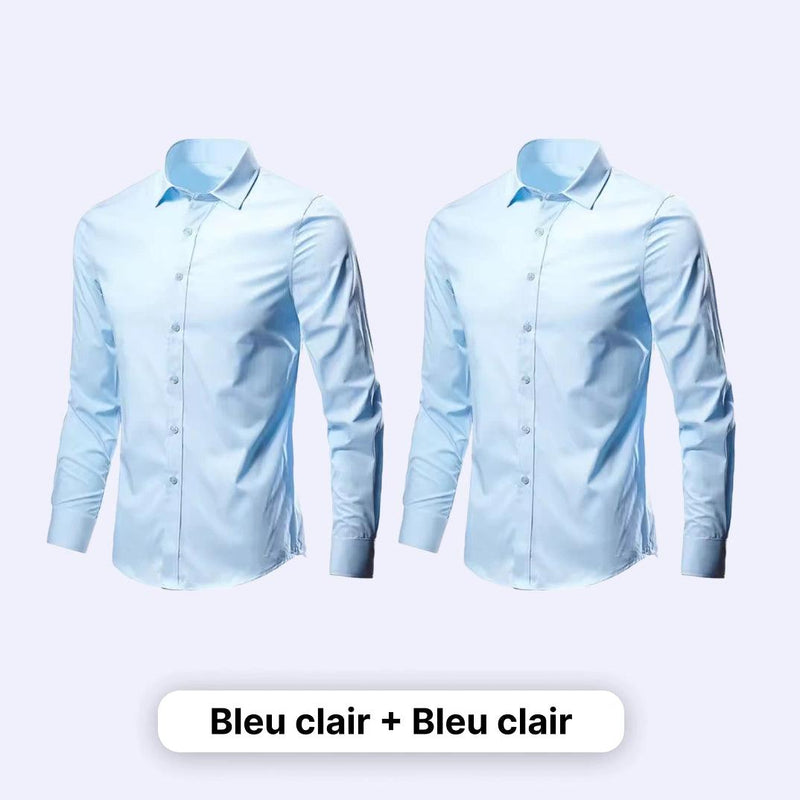 Chemise pour homme avec technologie flexible – Comfort Tech [1 acheté = 1 offert]